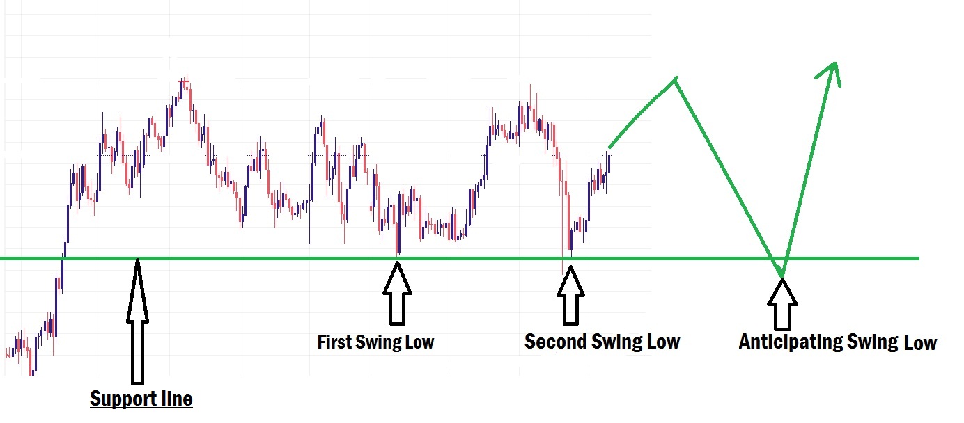 Support Line in forex trading